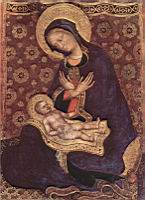 Vierge a l'enfant, de Gentile Da Fabriano (2)